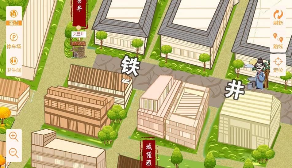 霍城智慧景区：手绘地图与语音导览的完美融合